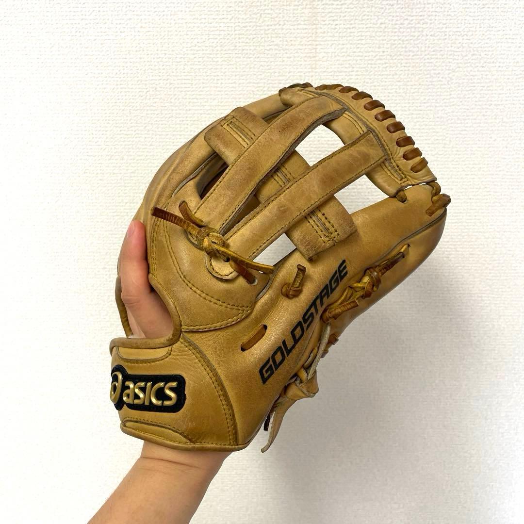 454 アシックス ゴールドステージ 即戦力 硬式 サード用 グローブ