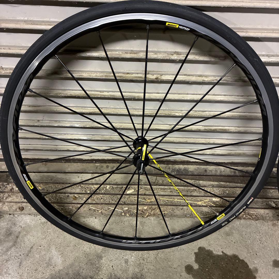 美品　マビック　キシリウムプロ　ust ロードバイク　ホイール