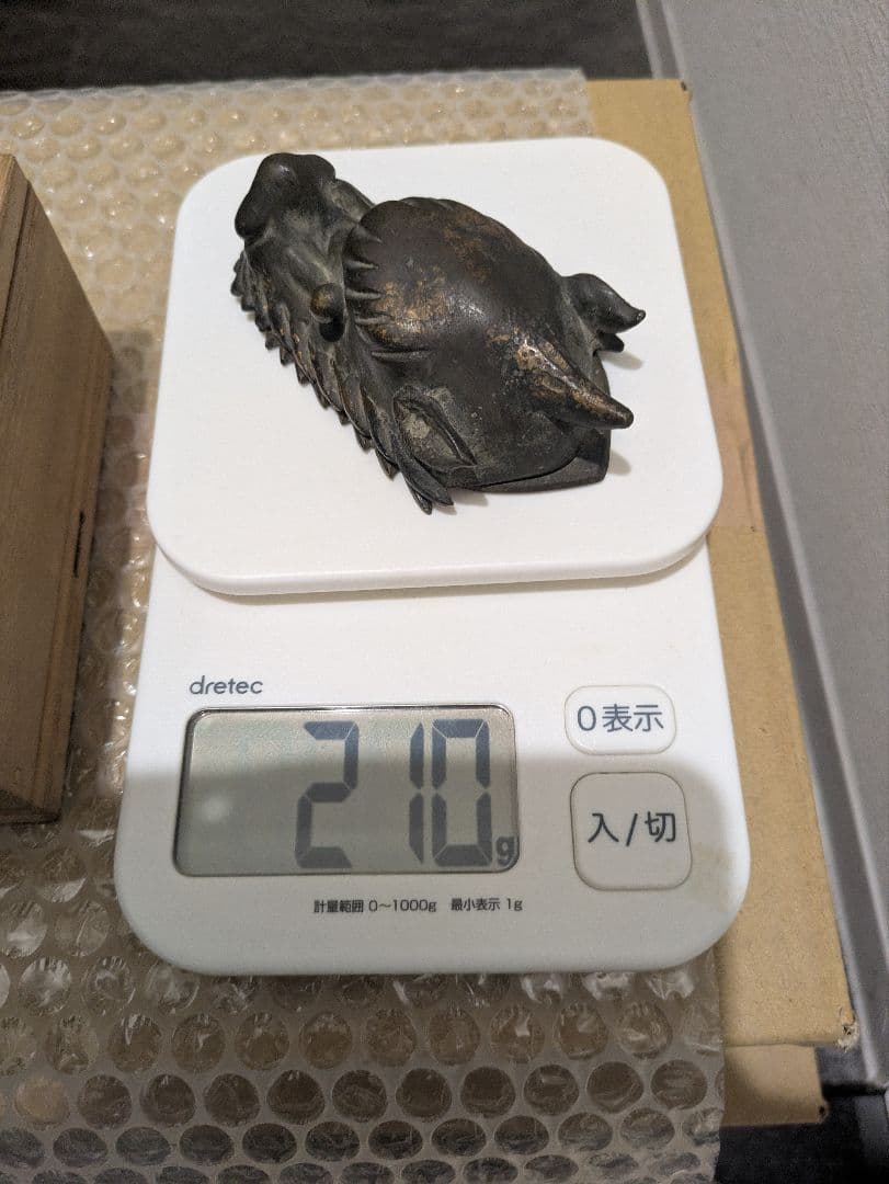 珍品！　唐物　古銅龍頭香合　骨董　古美術　仏教美術　時代物