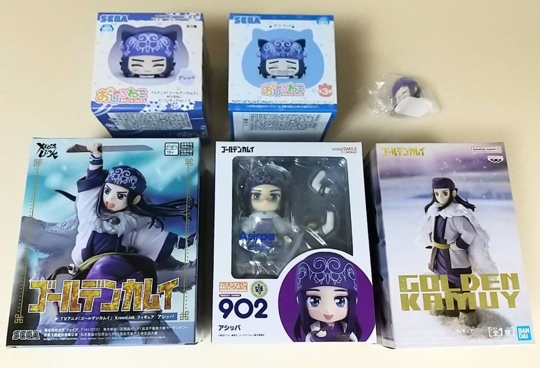 【アシㇼパ】6点セット　ねんどろいど　おひるねこ　ゴールデンカムイ　アシリパ