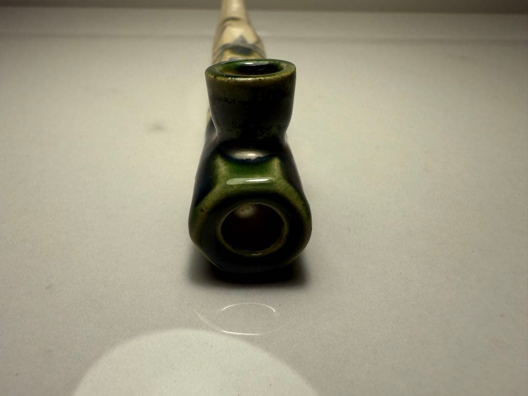 美濃焼 幸兵衛窯 織部 煙管 喫煙具 加藤幸兵衛 キセル 茶道具 工芸品