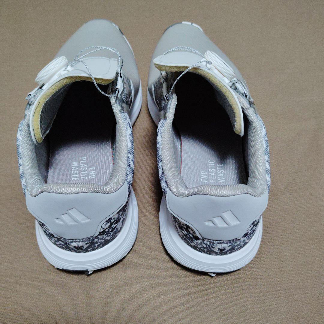 アディダス S2G BOAゴルフシューズ グレー ボアシステム　jp250