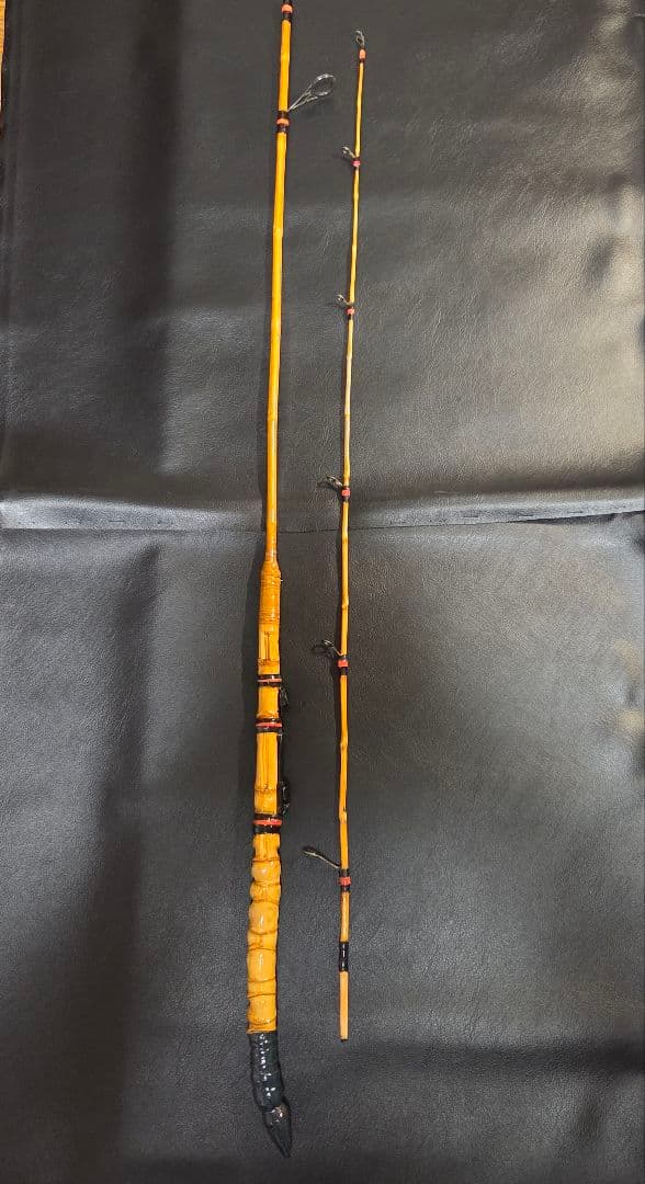 船竿 ハンドメイド バンブーロッド１本 キス竿 エギングロッド用に