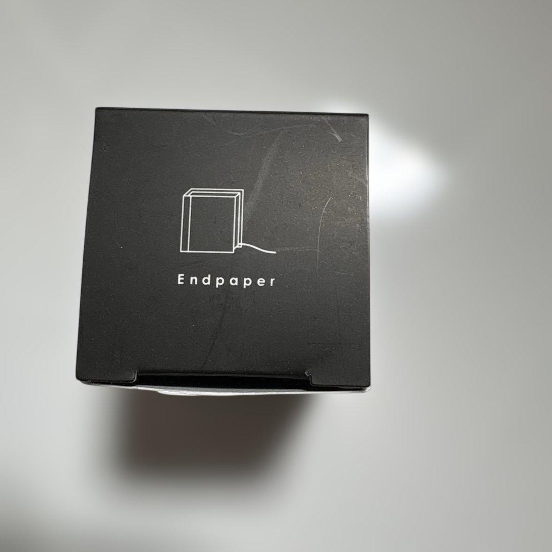 Endpaper 月移刻　インク