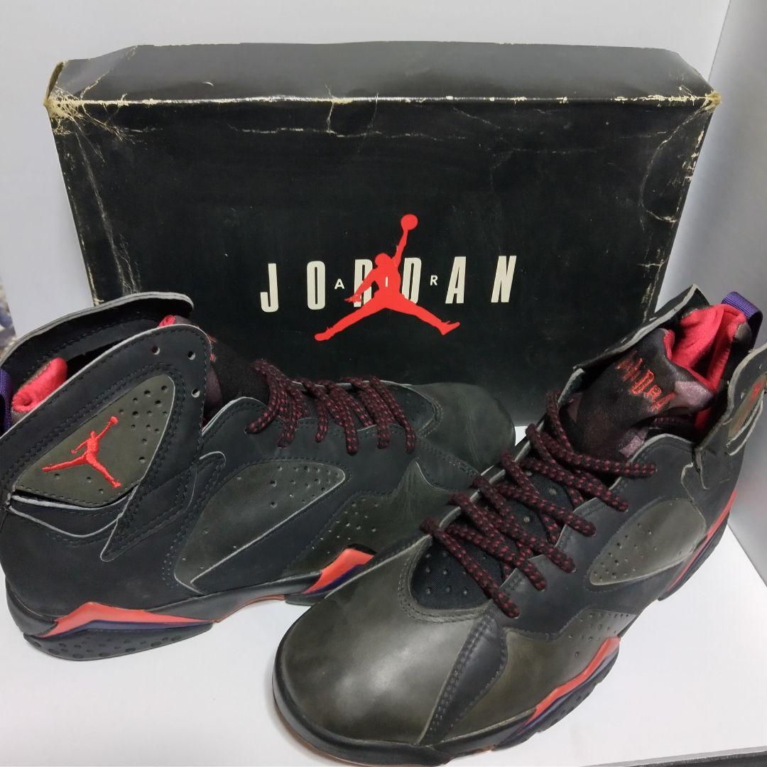 【AJ 7 オリジナル】1992年製 AIR JODAN Ⅶ 黒/赤 29cm