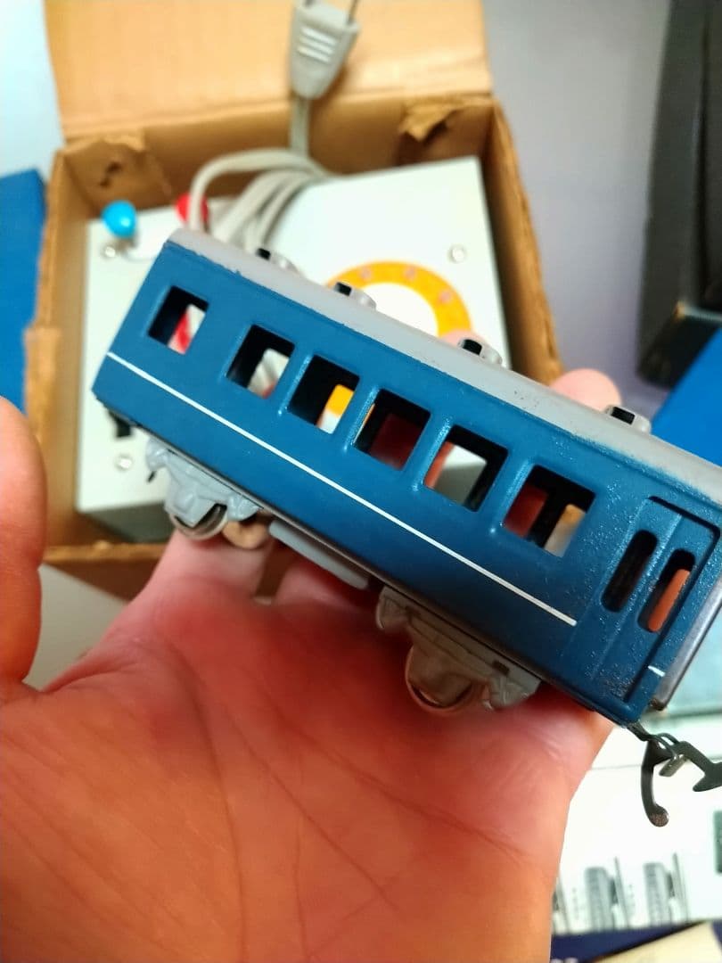 鉄道模型　レトロ　希少　長距離特急型列車　16番レール　パワーパック　鉄道