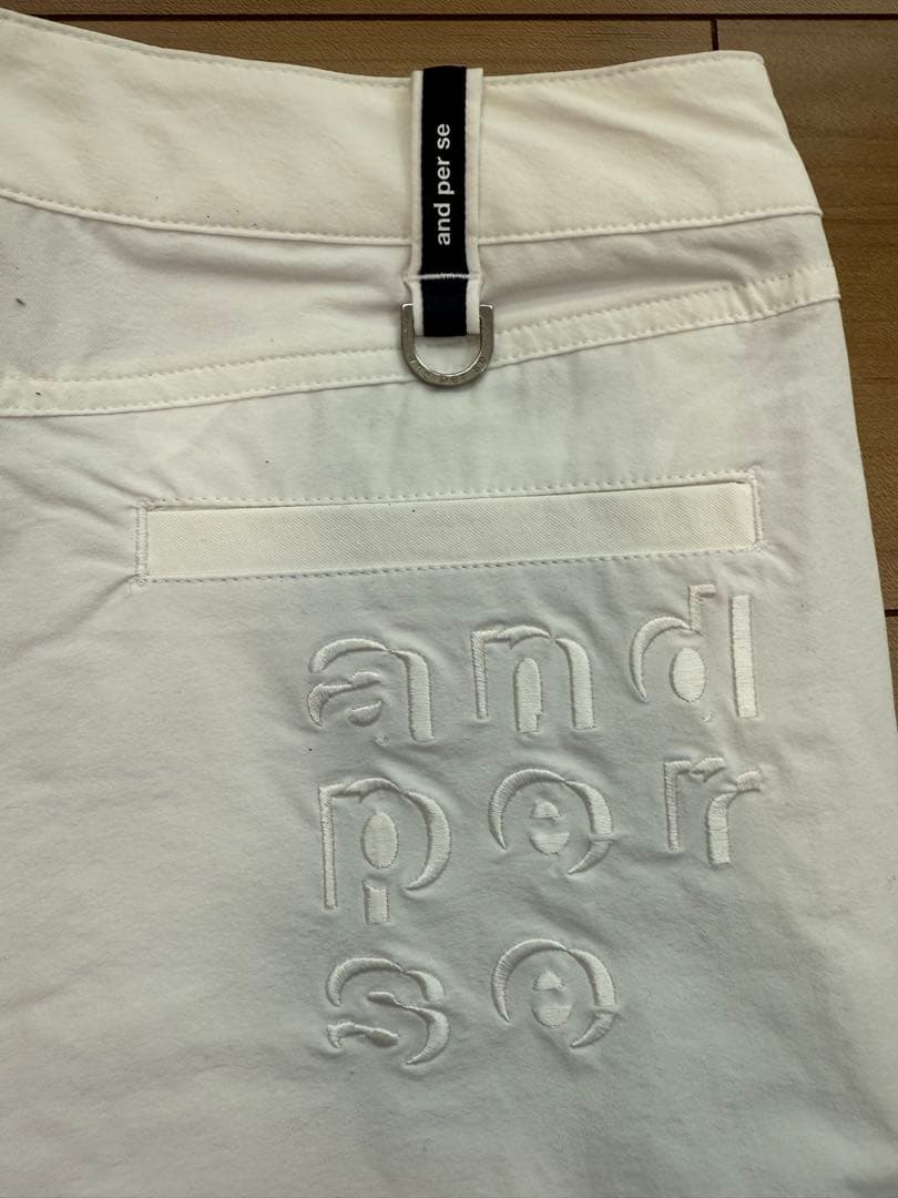 and per se レディースパンツ M ホワイト