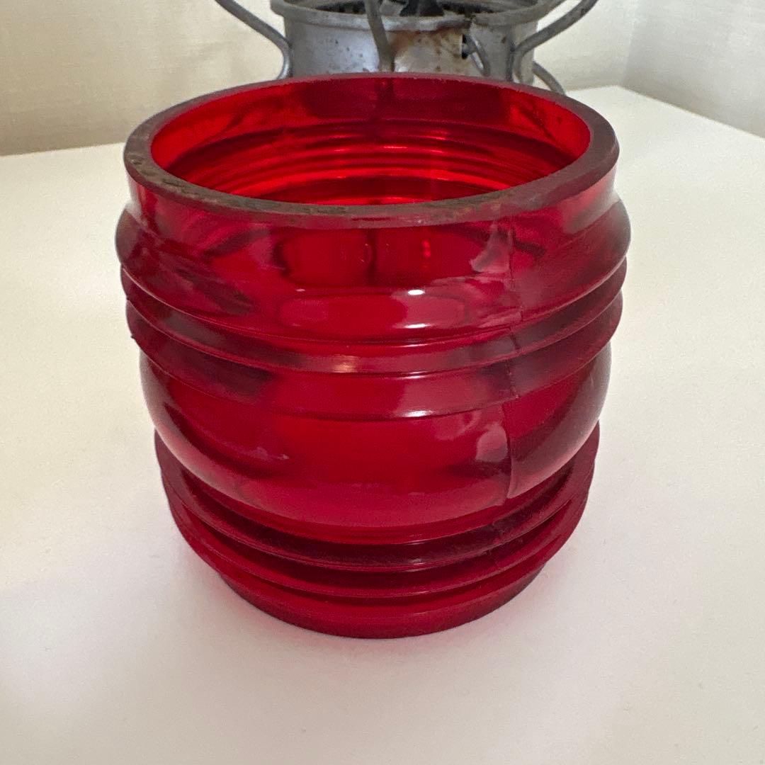 アドレイク　ケロ 300 レイルロードランタン 赤ガラス