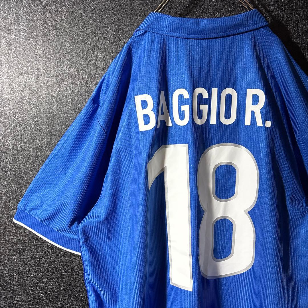 【★ ロベルト・バッジョ】 NIKE イタリア代表 サッカー ユニフォーム XL
