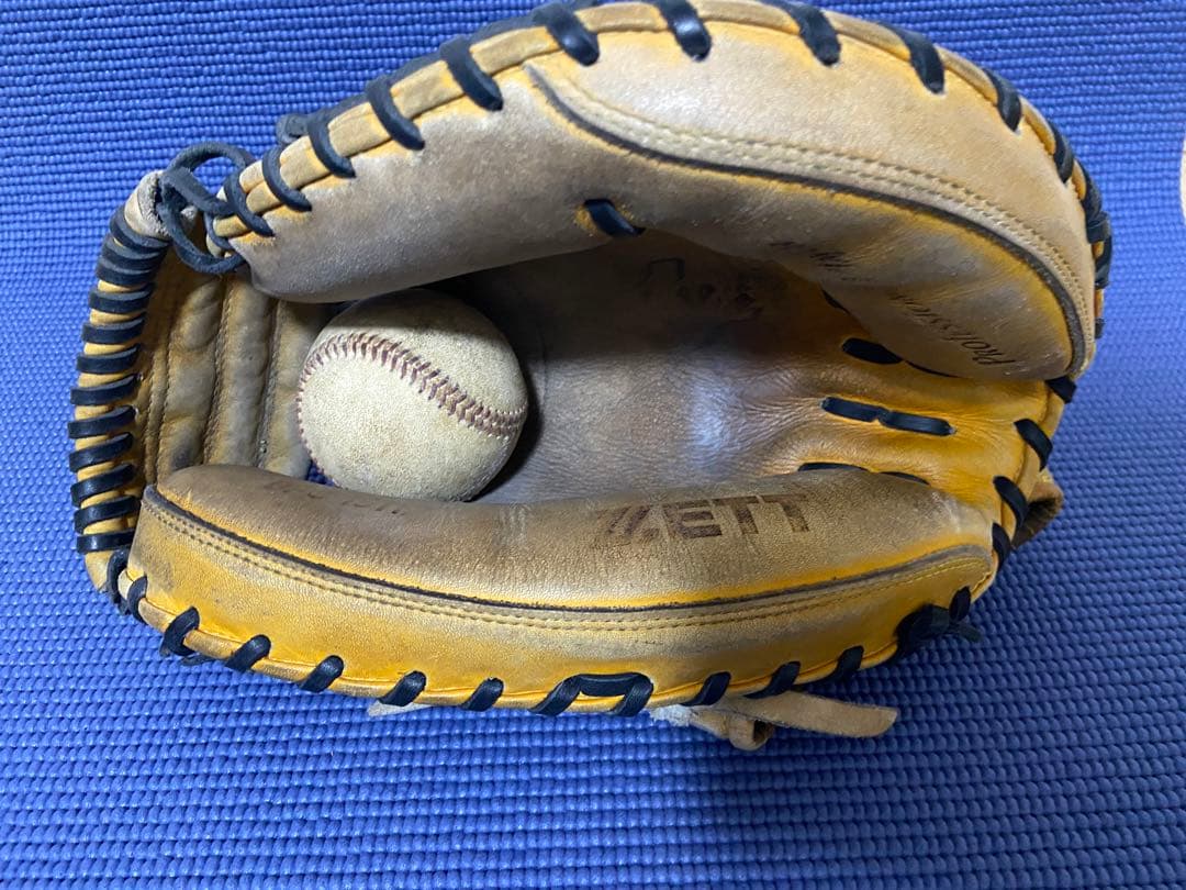 【まっつー】ZETT 硬式用キャッチャーミット