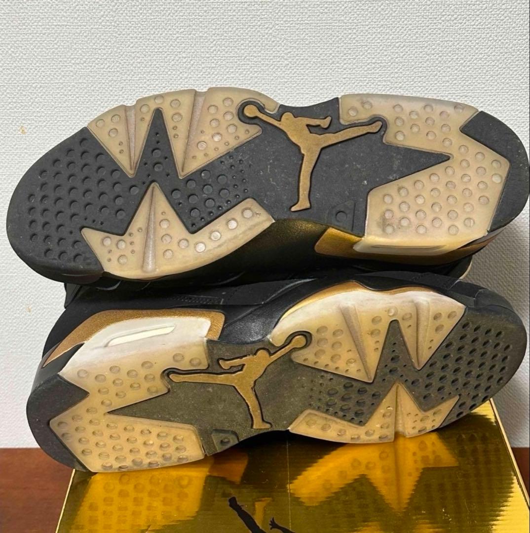 Nike Air Jordan 6 27.5cm ブラック　ゴールド