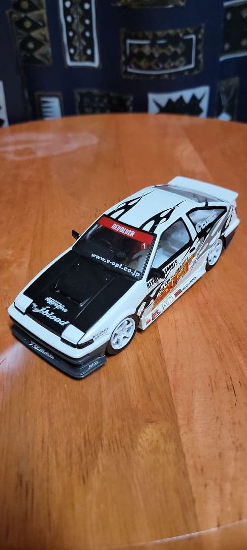 ホットワークス　1/24　D1GP SIFT AE86 トレノ　2002植尾勝浩
