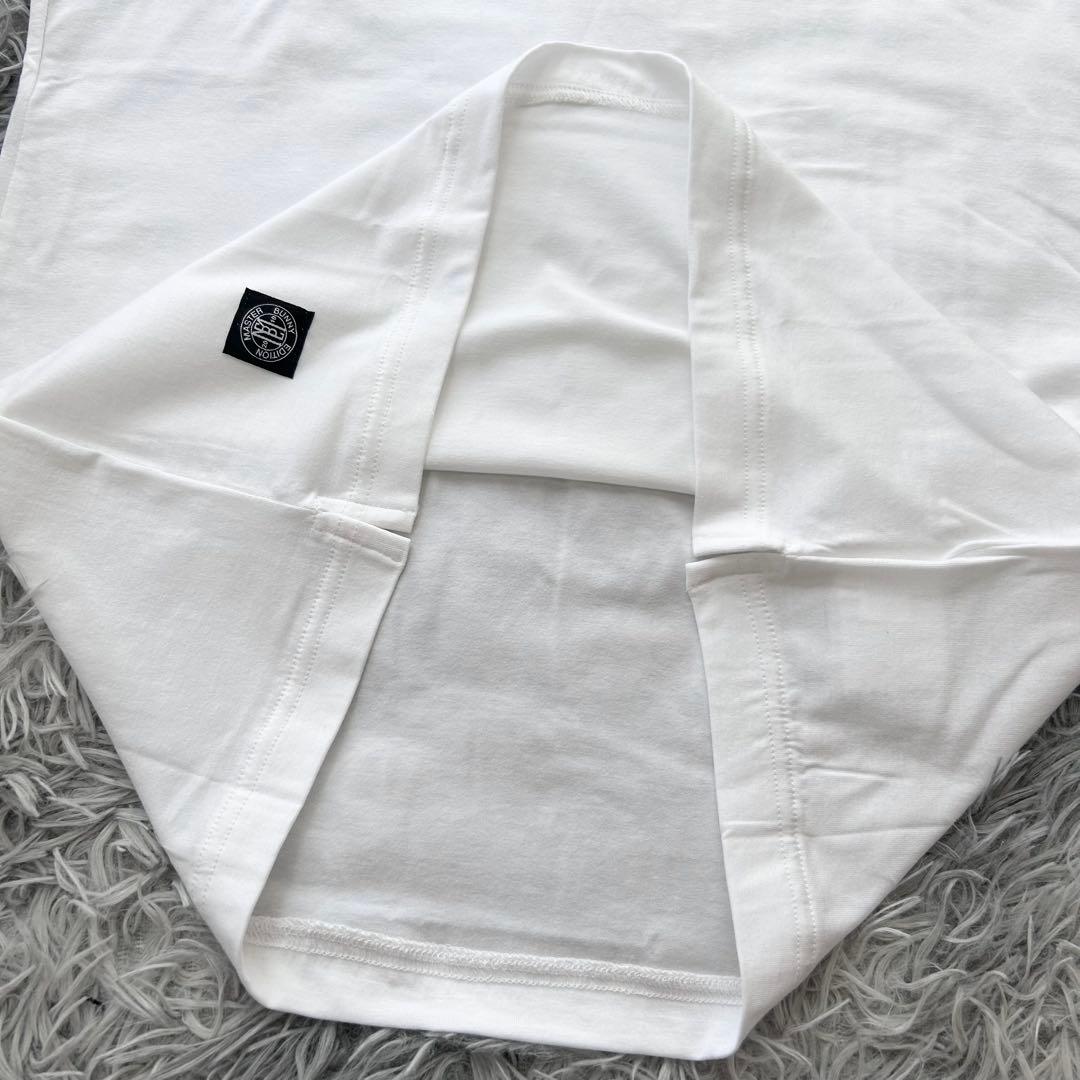 新品　マスターバニーエディション　モックネック　半袖シャツ　カットソー　ホワイト