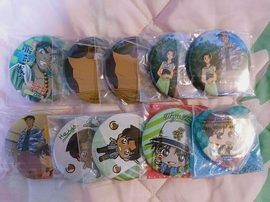 名探偵コナン 服部平次 平次 缶バッジ キャラバッジ