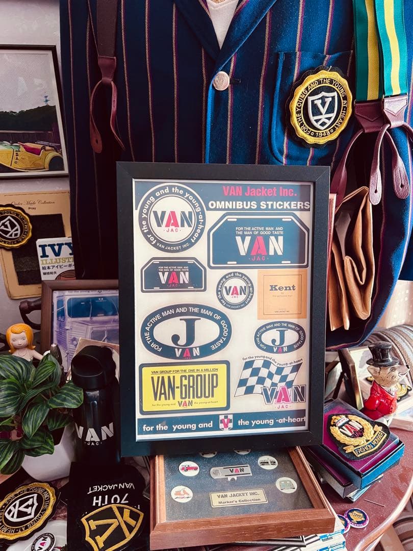 VANオムニバスstickerシートの複製販促品ディスプレイ品A4サイズ