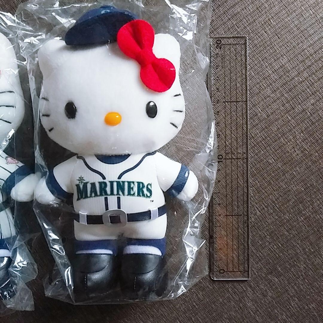美品 ハローキティ マリナーズ ニューヨークヤンキース コスチューム ぬいぐるみ