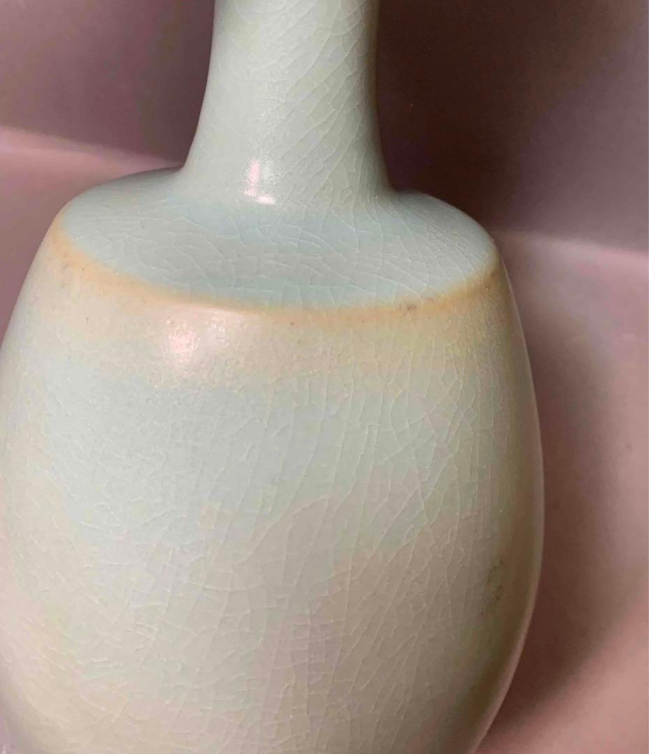 中国 輪花口肩衝瓶　u6230952