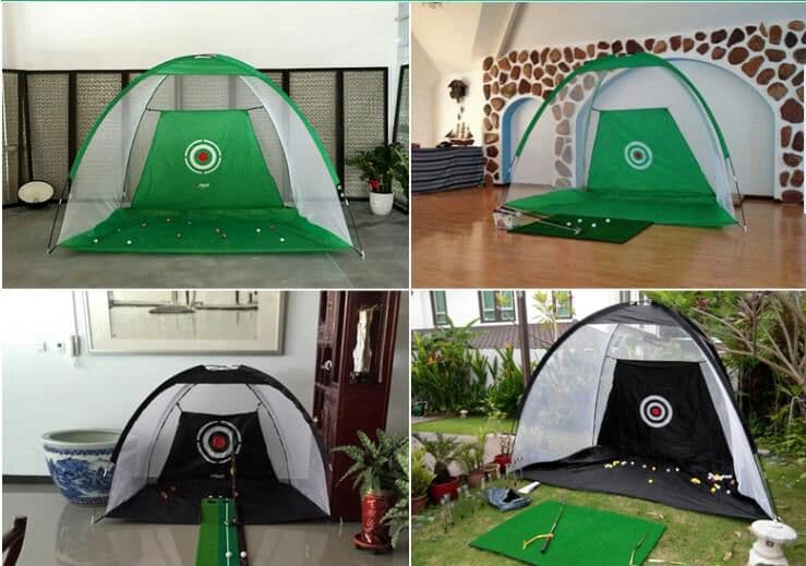 2分着脱室内ゴルフスイング練習器練習網ゴルフ打撃籠スイング網