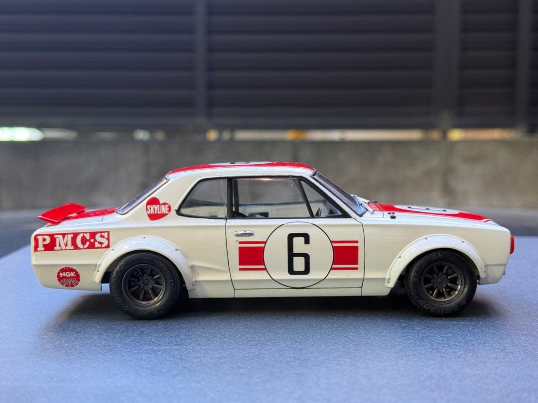 SKYLIN GT-R 1971年日本GP優勝車 1/24 完成品☆