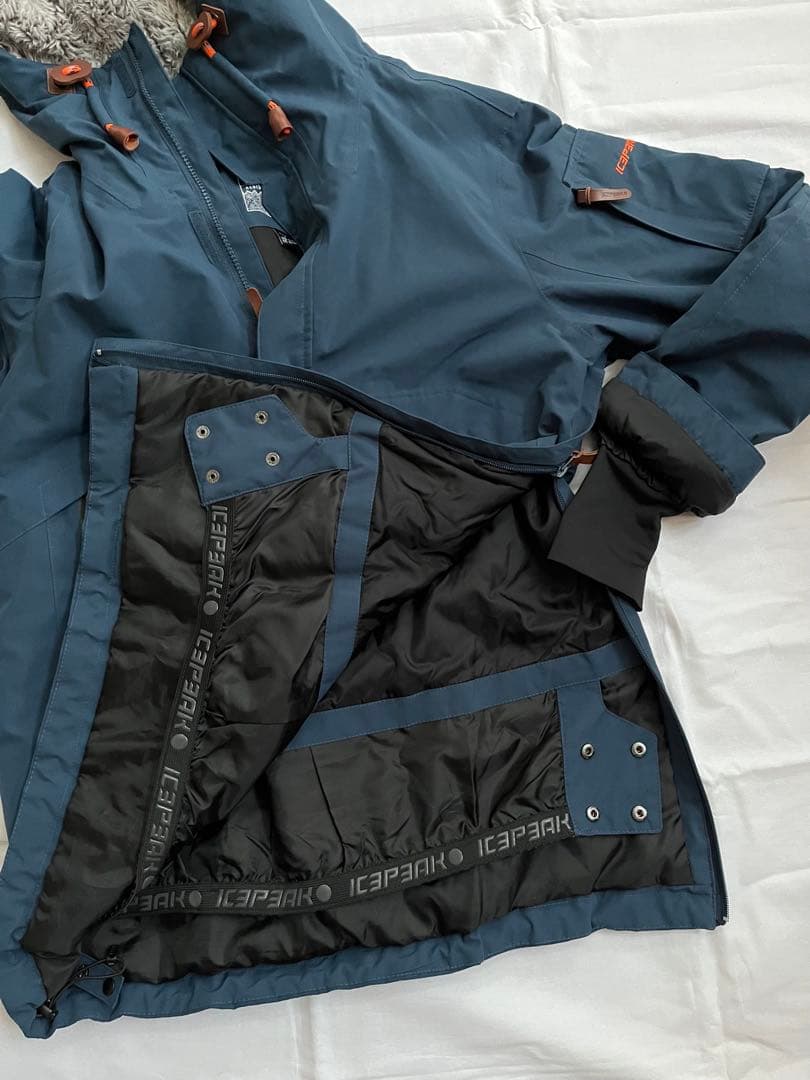 や*と様 ICE PARK ネイビー スキーウェア フリースライニング　上のみ