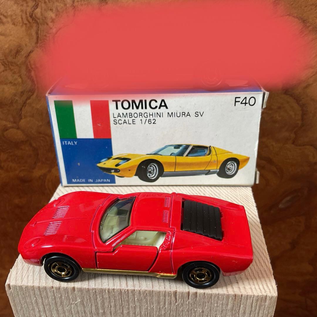トミカ ランボルギーニ ミウラ SV 1/62 F40 箱無し