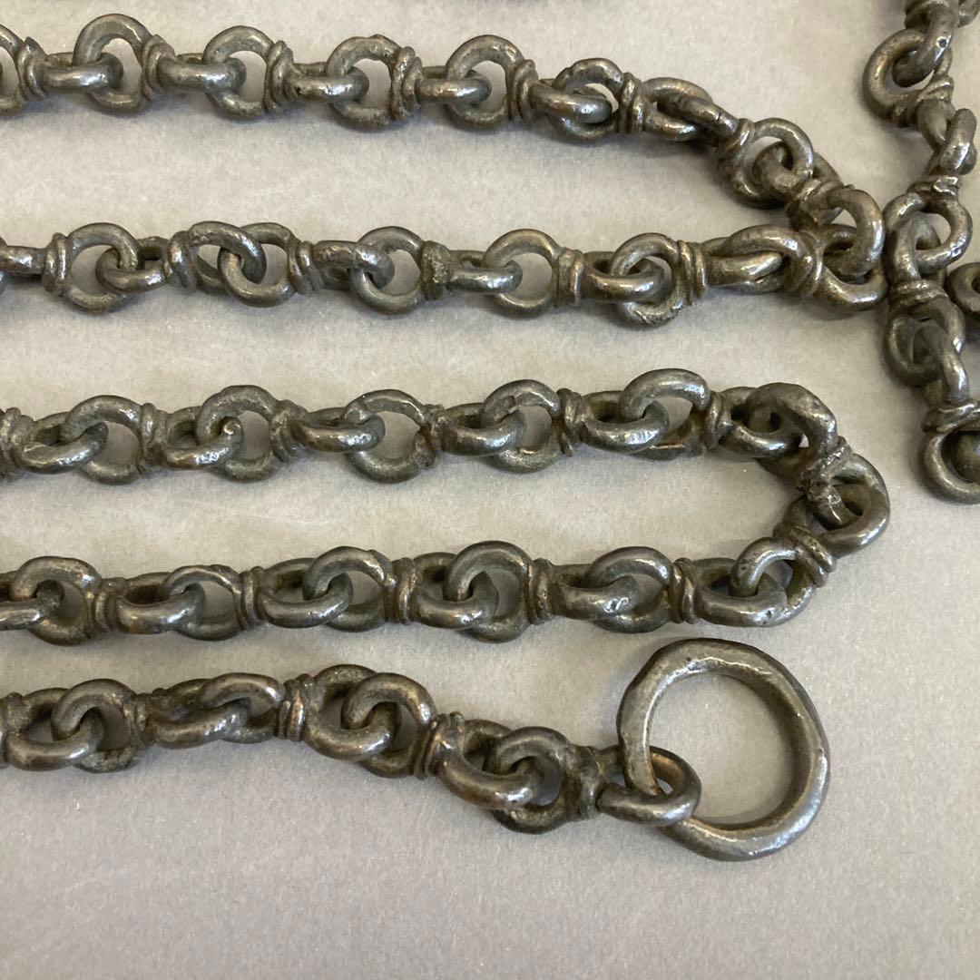 骨董品　茶道具　唐釜鎖　昭和9年4月12日以前の品￼共箱　S93KK