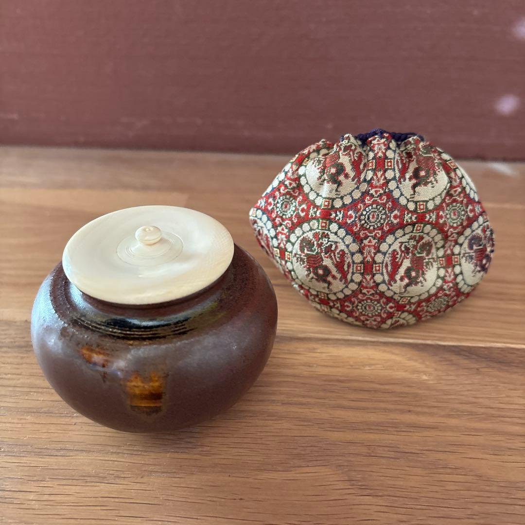 茶道具　内海茶入