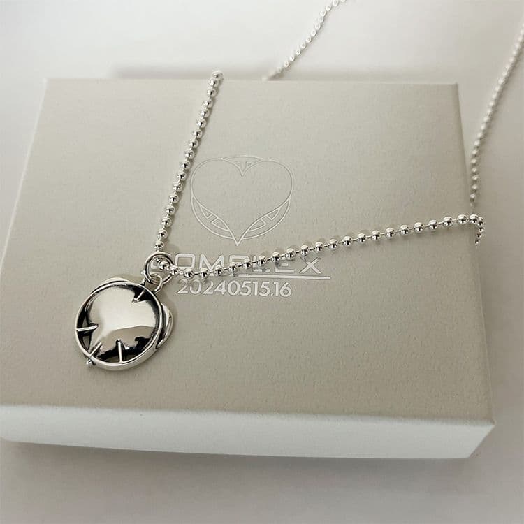 【超希少】ピースハート・シルバーネックレス COMPLEX 『日本一心』