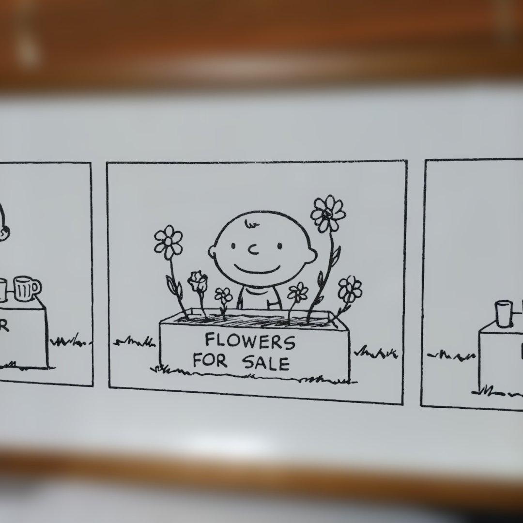 美品☆ピーナッツ☆スヌーピー☆アートフレーム☆1950年代