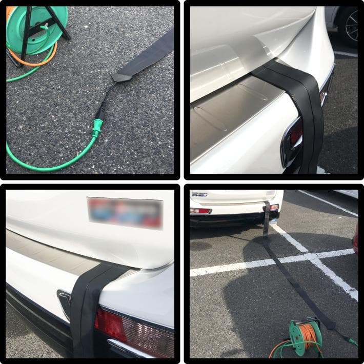 世界で一番薄い0.9mm 電源コード フラットコード 2m 白