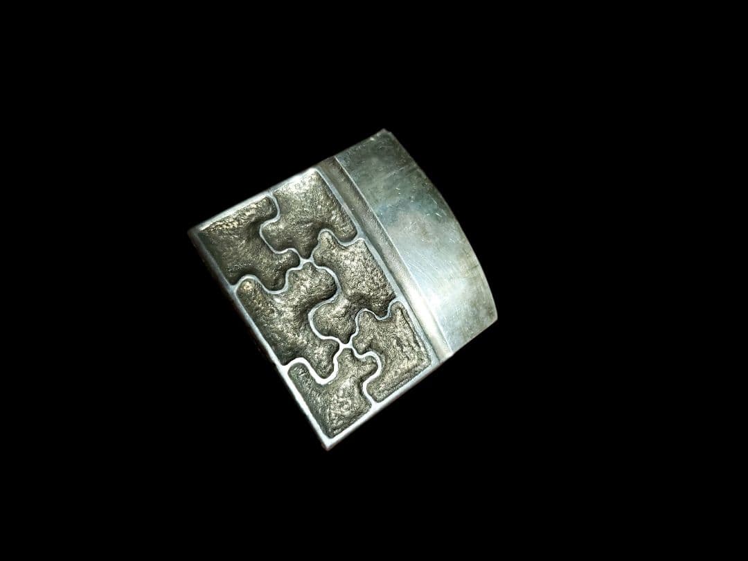 大size　銀着せ一重岩石ハバキ　美品