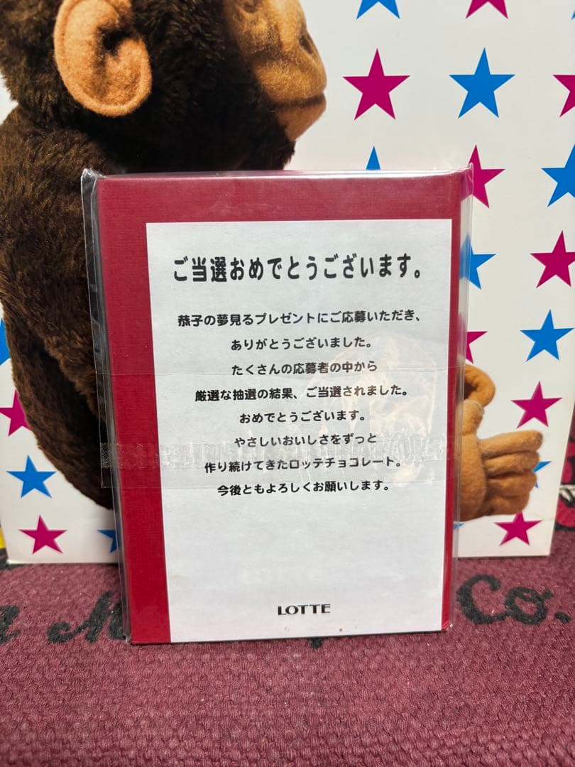 ★ロッテ★ガーナ★深田恭子★赤★テディベア★ポストカード★ストラップ★ 懸賞★