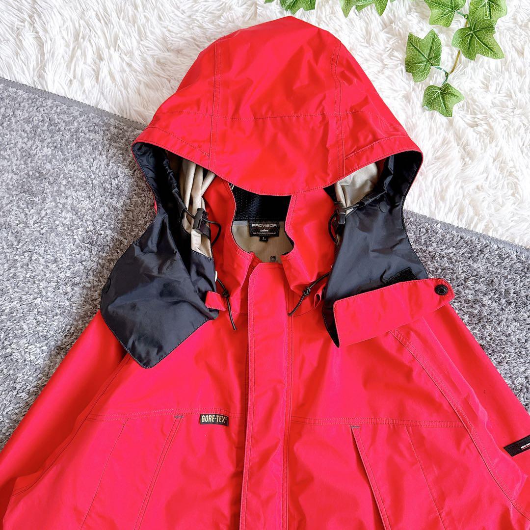 DAIWA プロバイザー ゴアテックス セットアップ Lサイズ　メンズ　赤×黒