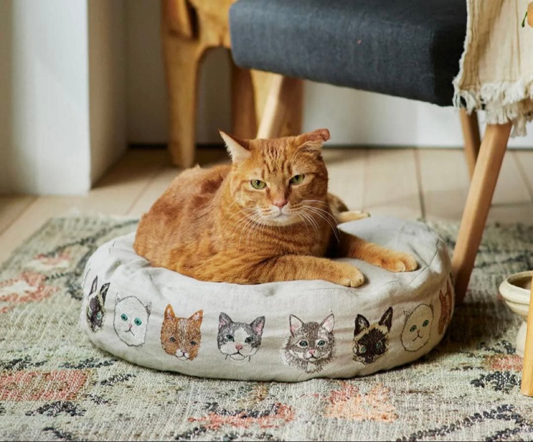 オルネコCoral & Tusk × Orneko ラウンドベッド クッション