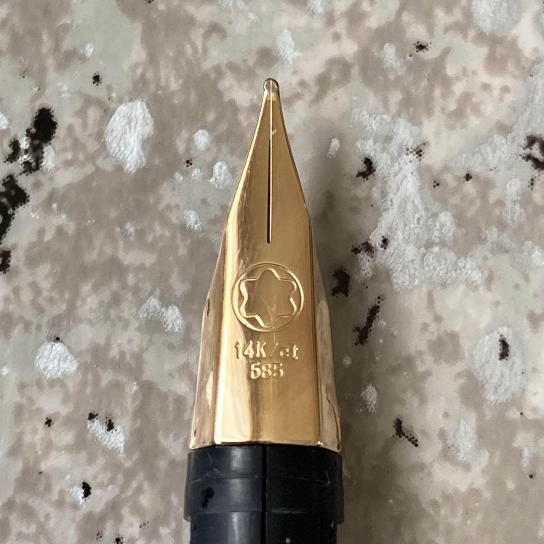 #155 オーバーホール済み 万年筆 モンブラン MONTBLANC 14k
