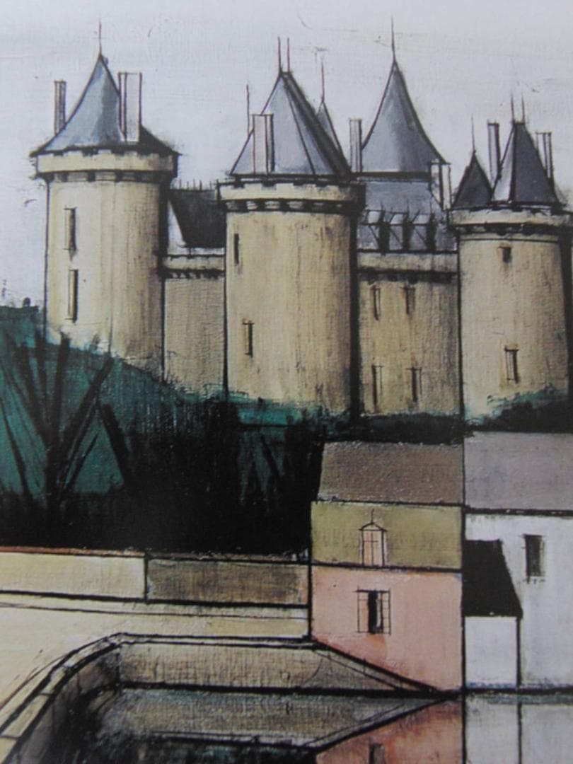 ベルナール・ビュッフェ「Combourg-Chateaubriand」