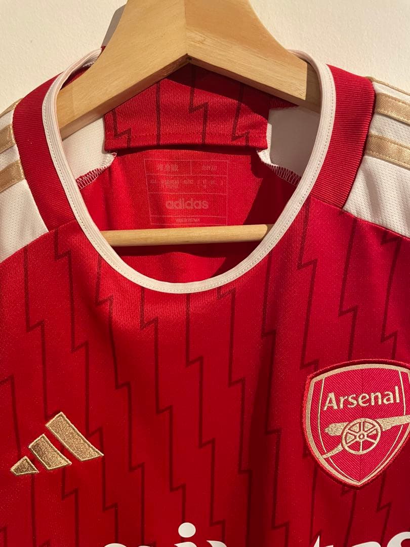 【正規品】アーセナル 23／24 ホーム　デクランライス 背番号入りユニフォーム