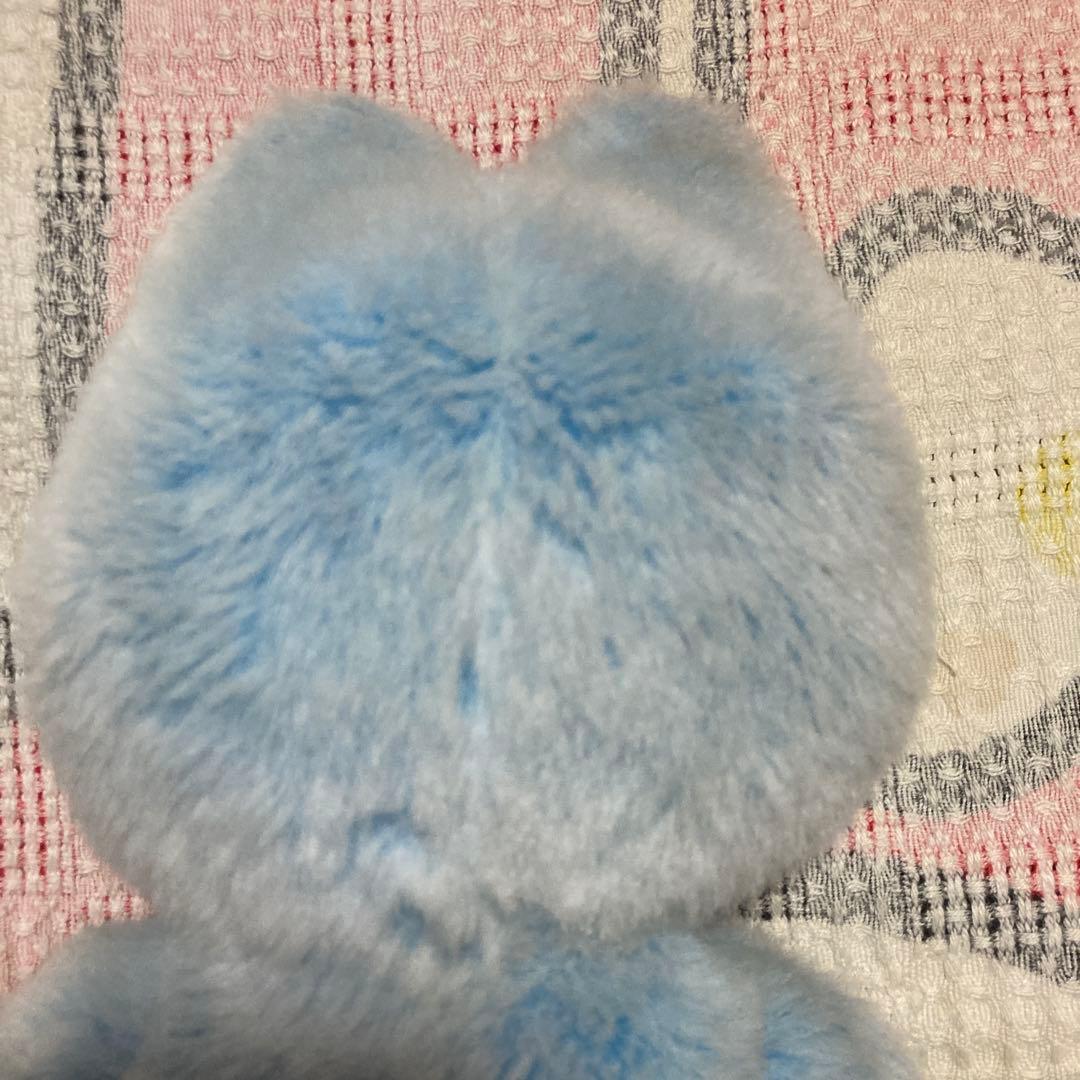 セキグチ　11ぴきのねこ　ぬいぐるみ　中古品　ブルー　毛足の長いタイプ