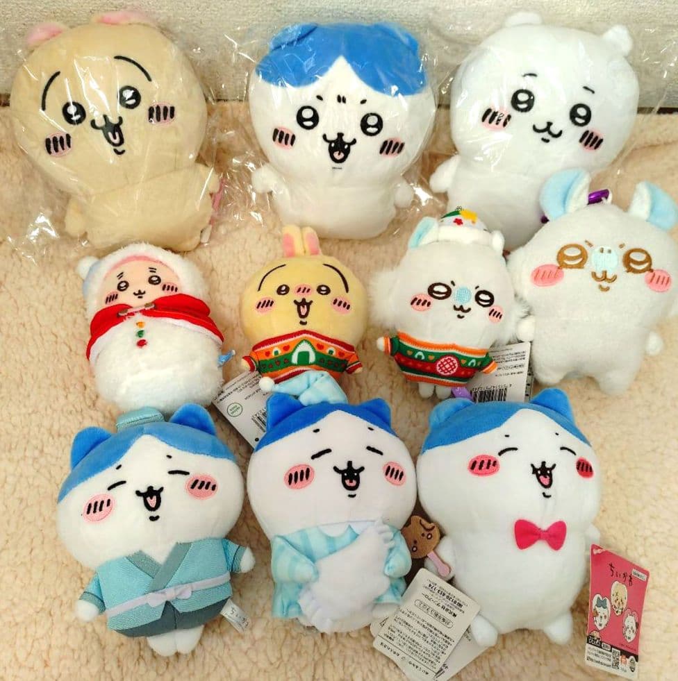 ちいかわ ぬいぐるみ マスコットまとめ売り