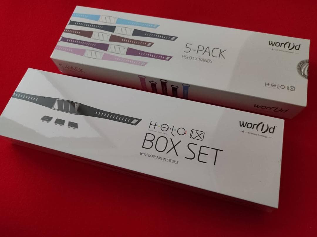HELO LX BOX SET ×５、HELO LX BANDS ×５ ワ－ルド