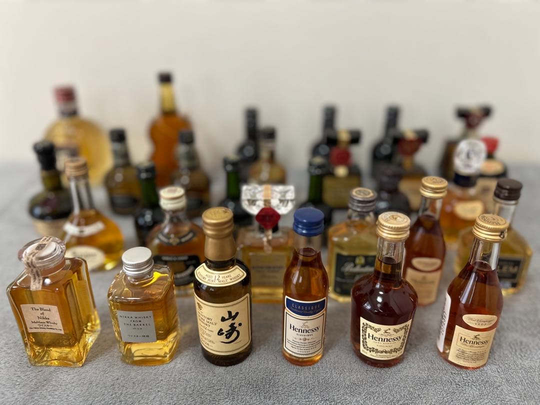 ウイスキー & ブランデー　ミニボトルセット