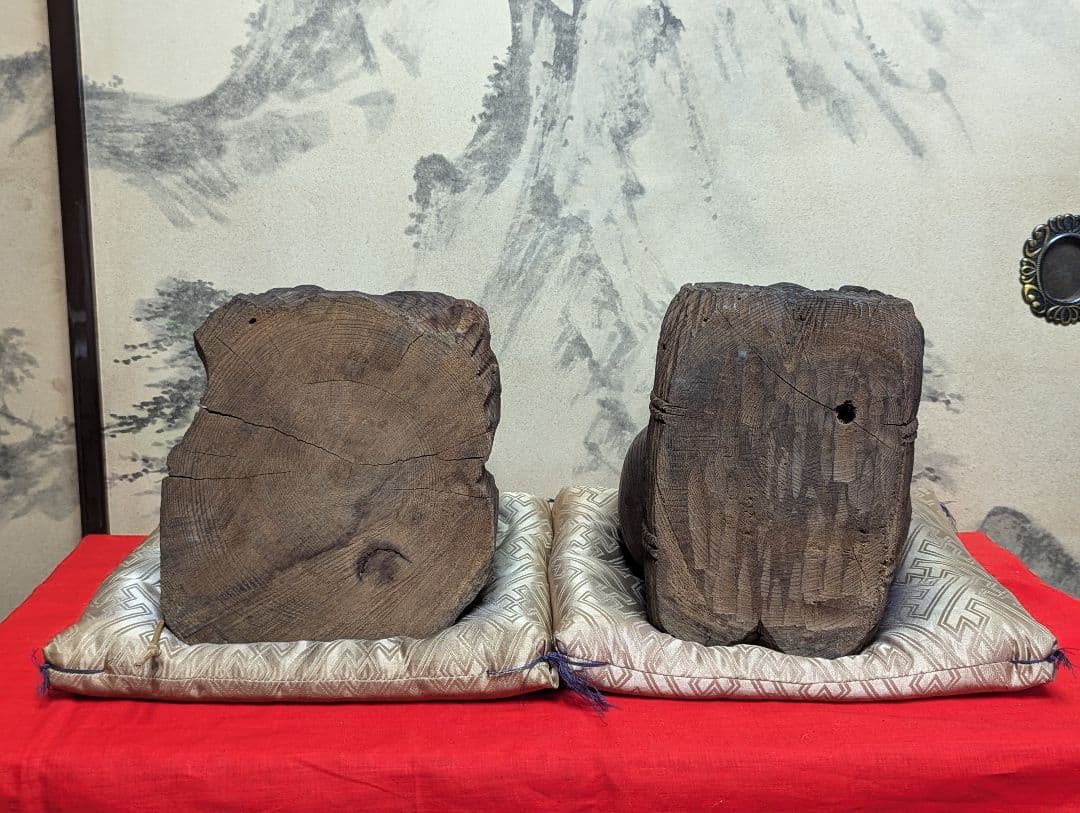 七福神　恵比須様　大黒天　木彫り　骨董品　　アンティーク　レトロ