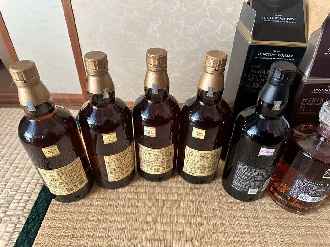 山崎 12年 18年 響 21年 白州 12年 ウイスキーセット