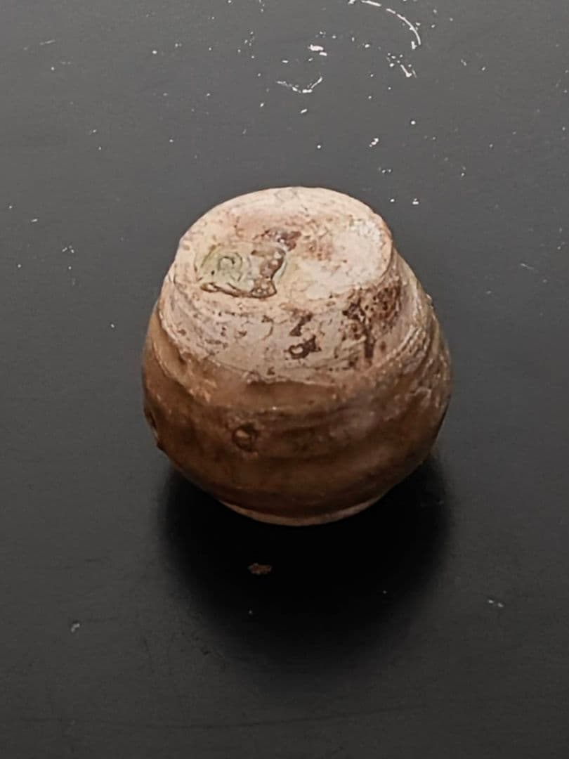 極小古瀬戸蓋付き小壺　室町時代〜桃山 古瀬戸 古美濃 古美術 六古窯 古陶器