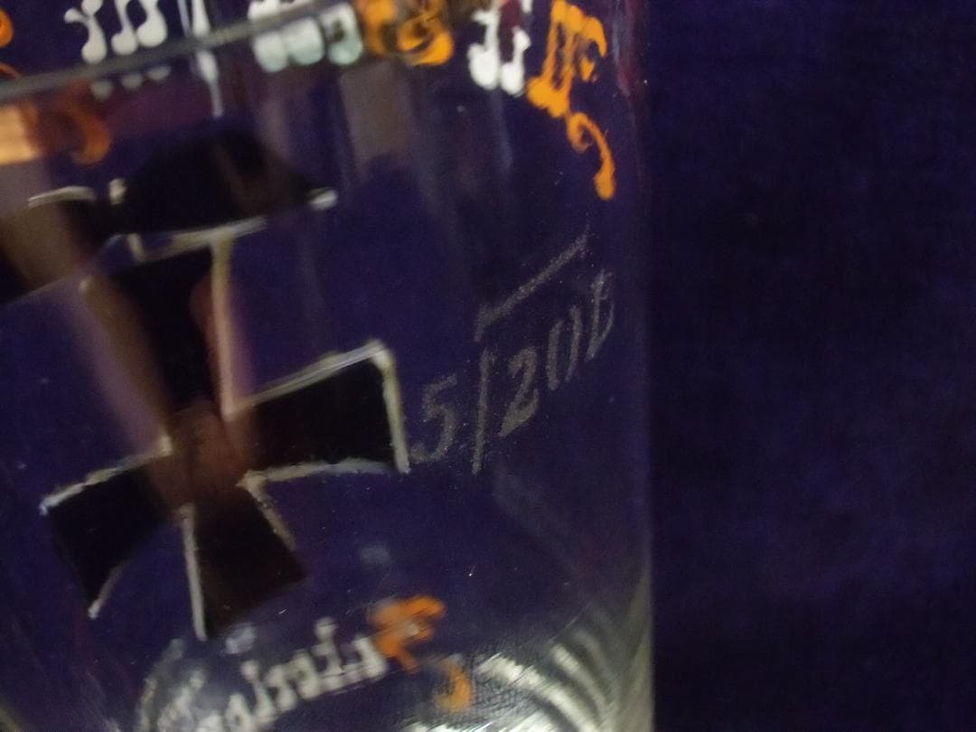 Ｗ帝政ドイツ軍/プロイセン王国＊鉄十字勲章デザイン５/２０ビアグラス（実物）