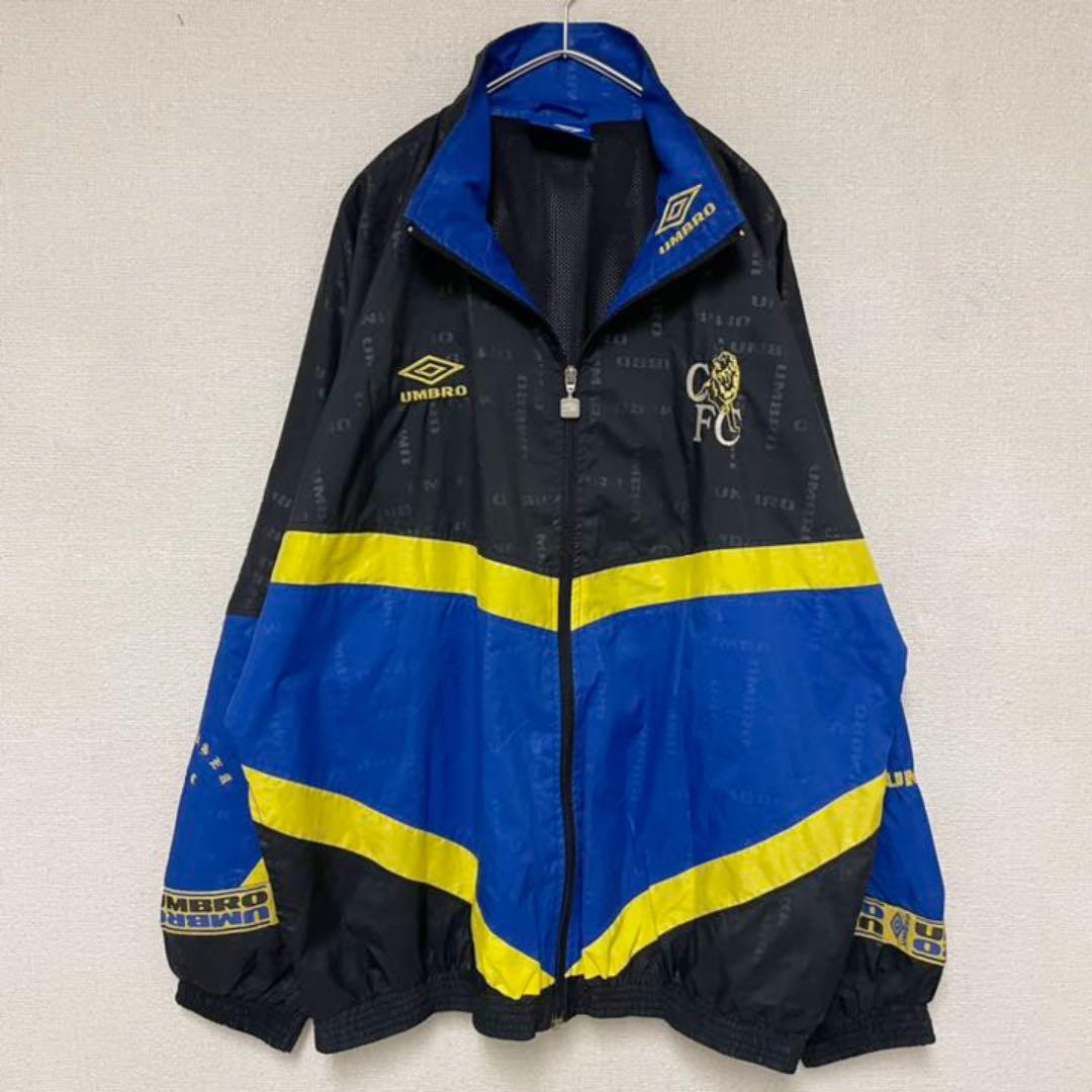 【入手困難】90s UMBRO アンブロ チェルシー ナイロンジャケット 上下