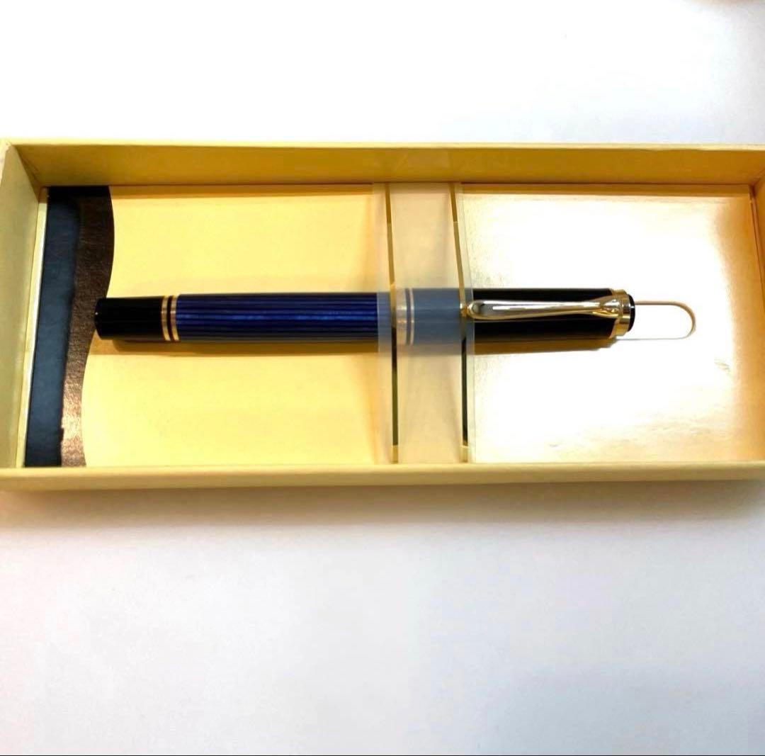 ペリカン　スーベレーン　ローラーボール　R400　ブルーストライプ