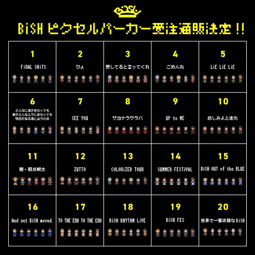 BISH is OVER ビジュアルパーカー