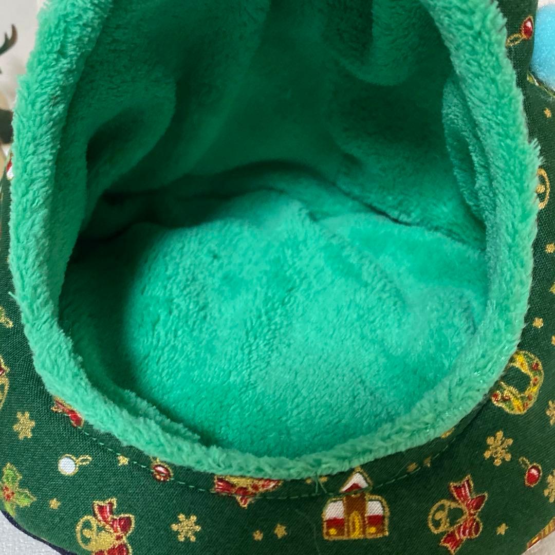 ハリネズミ寝袋　Xmasハウス