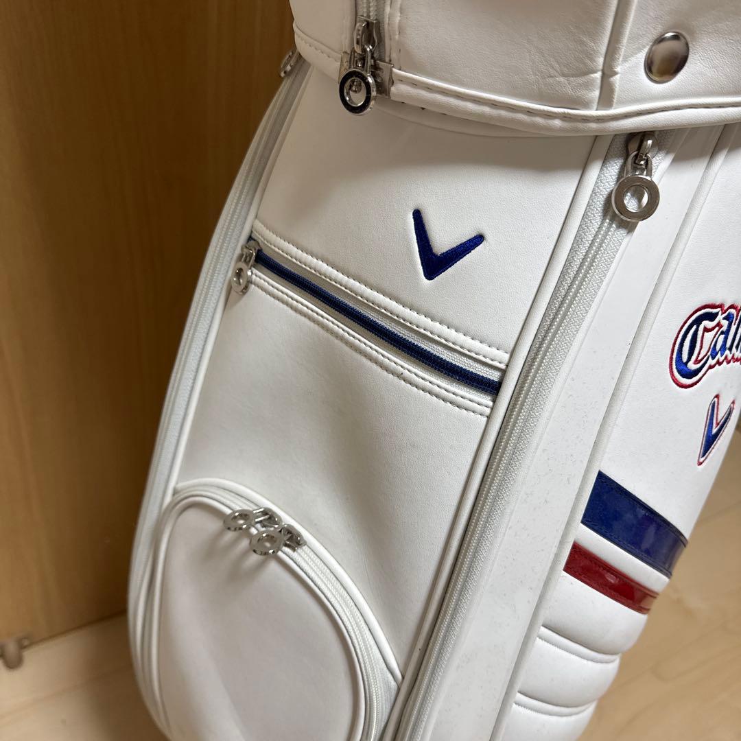Callaway ゴルフバッグ ホワイト ストライプ
